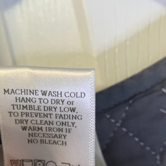 Prairie Underground Quilted Vest Size S / M Women's Gray Full Zip Oversized - Picture 6 of 8